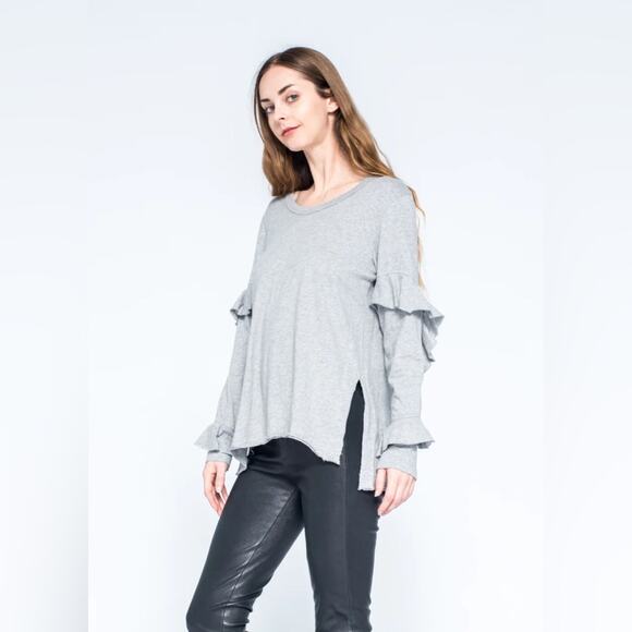 Wilt Long Sleeve Tunic w/ Twisted Ruffle Top (size S) - Picture 1 of 7